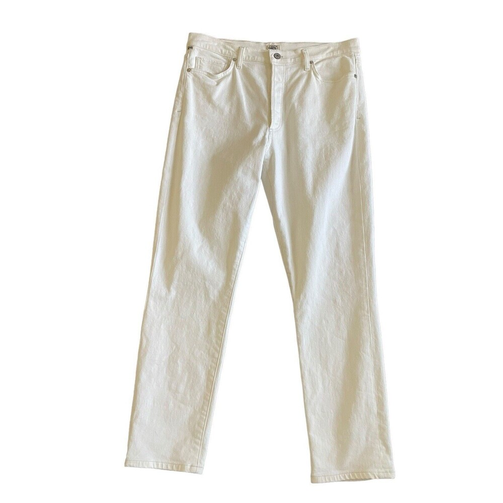 Citizens Of Humanity White Ankle Jeans